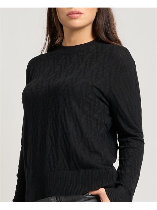 Maglione Armani Exchange donna in maglia elasticizzata ARMANI EXCHANGE | XW001317-AF16619FC101
